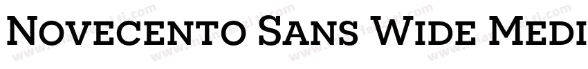 Novecento Sans Wide Medium字体转换